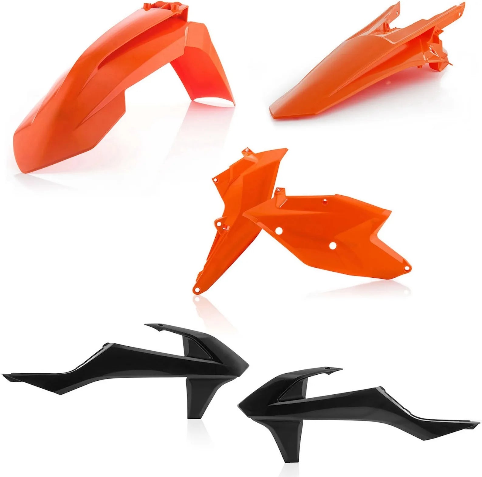 Kit Cache Carenage - Acerbis Compatible Avec Ktm 250 Exc Tpi (2018-2019)