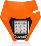 Headlight Mask Vsl - Acerbis Compatible Avec Ktm 300 Xc-W Tpi (2020-2021)