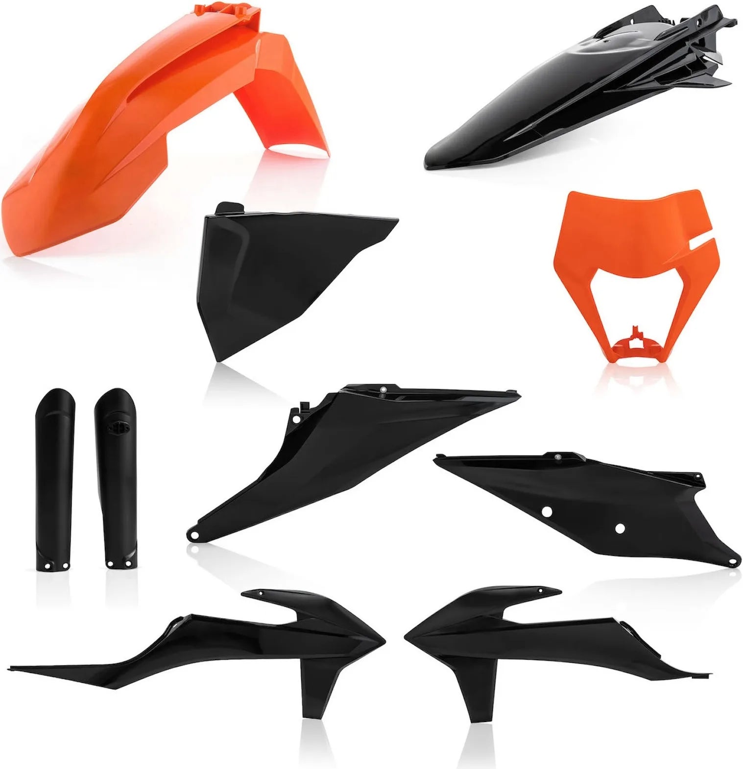 Kit Cache Carenage Complete - Acerbis Compatible Avec Ktm 300 Exc Tpi (2020-2021)
