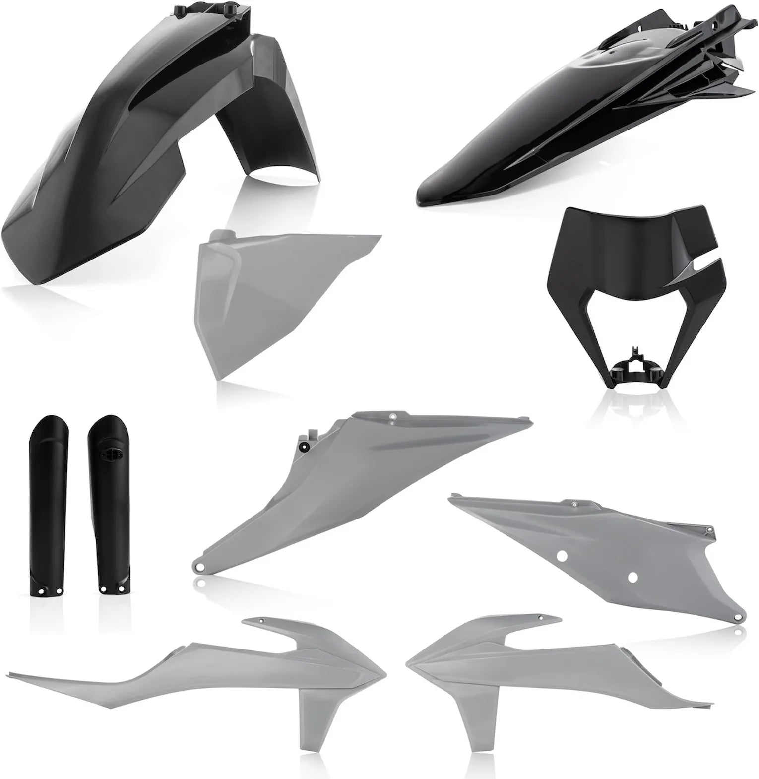 Kit Cache Carenage Complete - Acerbis Compatible Avec Ktm 450 Exc-F (2020-2021)