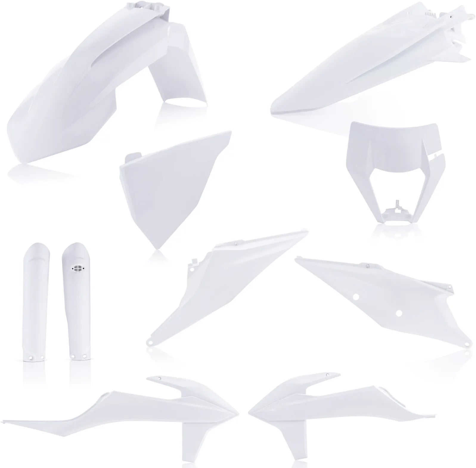 Kit Cache Carenage Complete - Acerbis Compatible Avec Ktm 350 Exc-F (2020-2021)