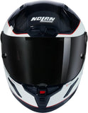 Casque Intégral Speeding Pour Moto Nolan X-804 Rs Ultra Carbon Carbon / Blanc / Rouge Asso Di Picche 343 Taille M