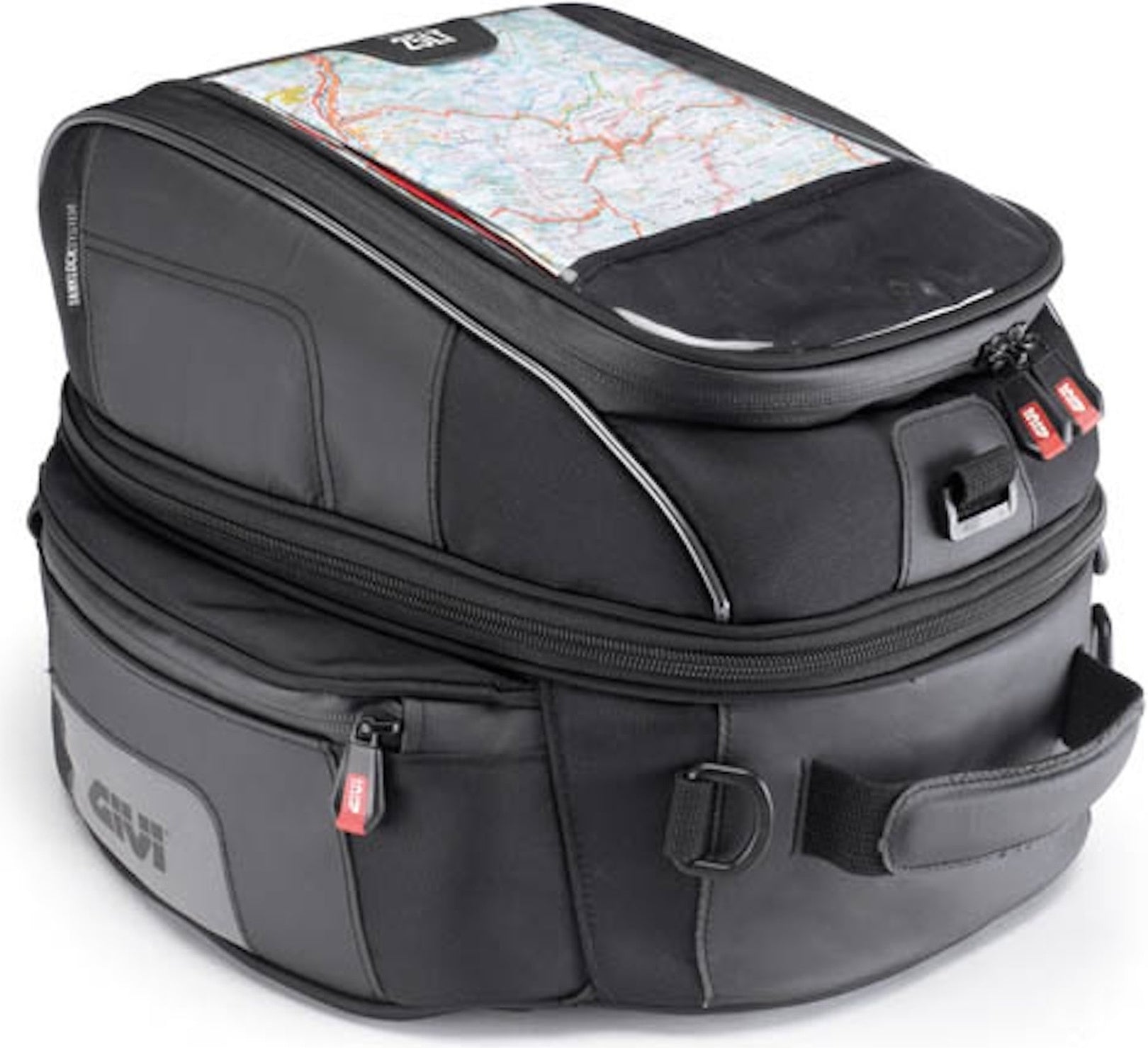 Tanklock Black Tank Bag - 25 Lt Nylon - Givi Compatible With Moto Guzzi Stelvio 1000 (2024)