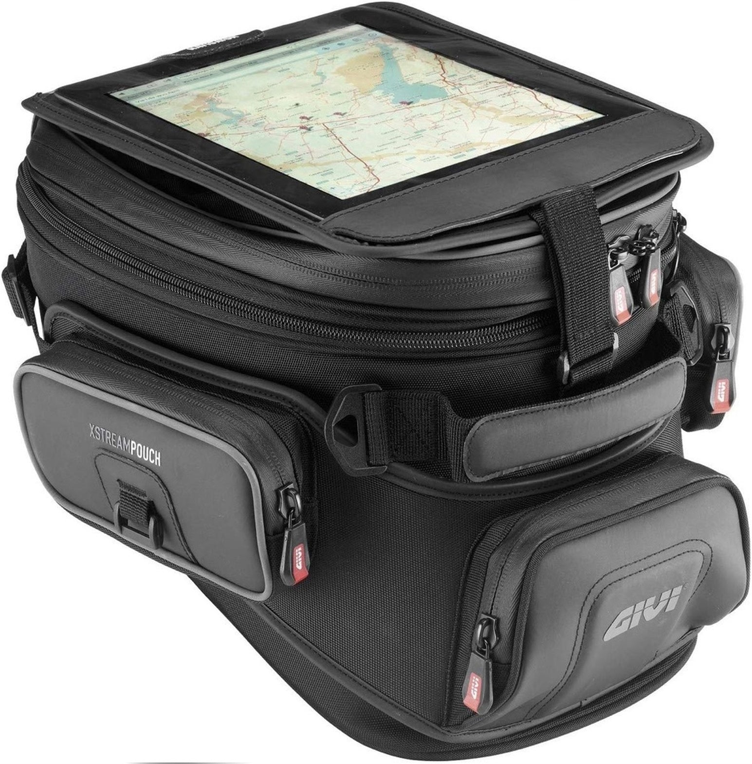 Tanklock Black Tank Bag - 20 Lt Nylon - Givi Compatible With Moto Morini Seiemmezzo Scr 650 (2022-2024)