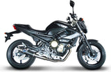 Système D'Échappement Complet Avec Homologation Acoustique Round Carbon - Termignoni Compatible Avec Yamaha Xj6 600 (2009-2016)
