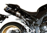 Double Sortie D'Échappement Homologuée Au Niveau Sonore Oval Carbon - Termignoni Compatible Avec Yamaha Yzf-R1 (2009-2011)