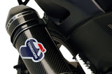 Système D'Échappement Complet Avec Homologation Acoustique Relevance Carbon Black Carbon Cap - Termignoni Compatible Avec Yamaha Xp 530 T-Max (2012-2016)