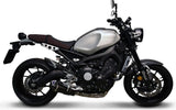 Système D'Échappement Complet Sans Homologation Acoustique Relevance Carbon Carbon Cap - Termignoni Compatible Avec Yamaha Mt-09 (2014-2020)