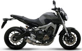 Système D'Échappement Complet Sans Homologation Acoustique Relevance Titanium Carbon Cap - Termignoni Compatible Avec Yamaha Xsr 900 (2014-2020)