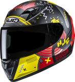 Casque Intégral Pour Moto Hjc Y10 Advanced Polycarbonate Mc1Sf Mika Taille 08 M