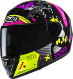 Casque Intégral Pour Moto Hjc Y10 Advanced Polycarbonate Mc3H Mika Taille 08 M