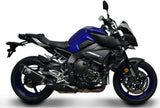 Système D'Échappement Homologué Au Niveau Sonore Force Carbon Carbon Cap - Termignoni Compatible Avec Yamaha Mt-10 (2016-2020)