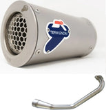 Système D'Échappement Complet Non Catalysé Et Sans Homologation Acoustique Gp2R-R Acier Inox - Termignoni Compatible Avec Yamaha N-Max 125 (2017-2020)