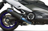 Système D'Échappement Complet Sans Homologation Acoustique Full Titanium Noir - Termignoni Compatible Avec Yamaha T-Max 560 (2020-2021)
