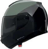 Casque Modulable Travelling Pour Moto Nolan N100-6 Vert Gris / Noir / Anthracite Verniciatura Speciale 356 Taille L