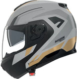 Casque Modulable Travelling Pour Moto Nolan N100-6 Gris / Noir / Anthracite / Or Cinetico 360 Taille M