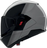 Casque Modulable Travelling Pour Moto Nolan N120-1 Gris / Noir Verniciatura Speciale 355 Taille Xxxl