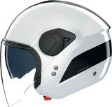 Casque Urban Commuting Pour Moto Nolan N20-2 Visor Blanc / Noir Dolce Vita 348 Taille M