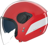 Casque Urban Commuting Pour Moto Nolan N20-2 Visor Rouge / Blanc Dolce Vita 349 Taille S