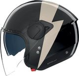 Casque Urban Commuting Pour Moto Nolan N20-2 Visor Noir / Ivoire Impeto 344 Taille Xxs