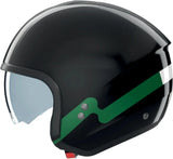 Casque Urban Commuting Pour Moto Nolan N20-2 Noir / Italie Zefiro 342 Taille S