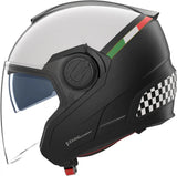 Casque Urban Commuting Pour Moto Nolan N40-5 06 Noir / Blanc / Damiers Bellavista 341 Taille L