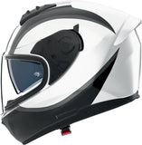 Casque Intégral Speeding Pour Moto Nolan N60-6 Blanc / Noir / Gris Bifase 349 Taille Xl