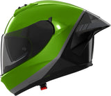 Casque Intégral Speeding Pour Moto Nolan N60-6 Sport Vert Métal / Noir / Anthracite Verniciatura Speciale 351 Taille Xs