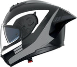 Casque Intégral Speeding Pour Moto Nolan N60-6 Sport Noir / Gris Contrasto 359 Taille Xl