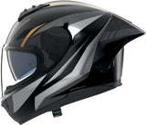 Casque Intégral Speeding Pour Moto Nolan N60-6 Sport Noir / Gris / Anthracite / Or Lesmo 354 Taille Xxxl