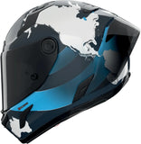 Casque Intégral Speeding Pour Moto Nolan X-804 Rs Ultra Carbon Bleu Liquido / Checa Checa 30Th Anniversary Special Edition 355 Taille Xxxl