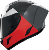 Casque Intégral Speeding Pour Moto Nolan X-804 Rs Ultra Carbon Gris Carbone / Gris Lave / Rouge / Blanc Blocco 369 Taille Xxxl