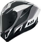 Casque Intégral Speeding Pour Moto Nolan X-804 Rs Ultra Carbon Carbone / Blanc / Noir / Gris Lesmo 363 Taille M