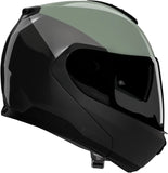 Casque Modulable Travelling Pour Moto Nolan N100-6 Vert Gris / Noir / Anthracite Verniciatura Speciale 356 Taille Xl