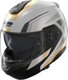 Casque Modulable Travelling Pour Moto Nolan N100-6 Gris / Noir / Anthracite / Or Cinetico 360 Taille Xxl