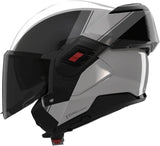Casque Modulable Travelling Pour Moto Nolan N120-1 Perle / Noir / Gris Verniciatura Speciale 356 Taille M