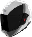 Flip-Up Travelling Motorcycle Helmet Nolan N120-1 Pearl / Black / Grey Verniciatura Speciale 356 Size M