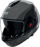 Casque Modulable Travelling Pour Moto Nolan N120-1 Gris Lave / Noir / Anthracite Fluente 361 Taille Xs