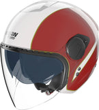 Casque Urban Commuting Pour Moto Nolan N20-2 Visor Blanc / Vert / Rouge Tricolore 346 Taille Xxs