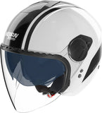 Casque Urban Commuting Pour Moto Nolan N20-2 Visor Blanc / Noir Dolce Vita 348 Taille M