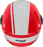 Casque Urban Commuting Pour Moto Nolan N20-2 Visor Rouge / Blanc Dolce Vita 349 Taille L