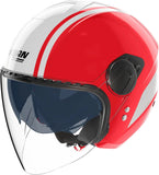 Casque Urban Commuting Pour Moto Nolan N20-2 Visor Rouge / Blanc Dolce Vita 349 Taille L