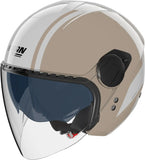 Casque Urban Commuting Pour Moto Nolan N20-2 Visor Sable / Blanc Dolce Vita 350 Taille S