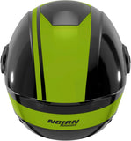 Casque Urban Commuting Pour Moto Nolan N20-2 Visor Noir / Vert Impulsion Dolce Vita 352 Taille L