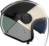 Casque Urban Commuting Pour Moto Nolan N20-2 Visor Noir / Rouge / Anthracite / Blanc Blocco 354 Taille Xxs