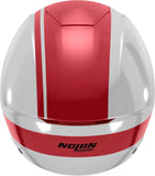 Casque Urban Commuting Pour Moto Nolan N20-2 Blanc / Rouge Dolce Vita 347 Taille Xxl