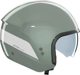 Casque Urban Commuting Pour Moto Nolan N20-2 Vert Gris / Blanc Dolce Vita 348 Taille L
