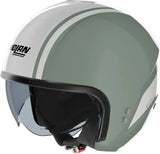 Casque Urban Commuting Pour Moto Nolan N20-2 Vert Gris / Blanc Dolce Vita 348 Taille S