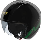 Casque Urban Commuting Pour Moto Nolan N20-2 Noir / Italie Zefiro 342 Taille S