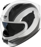 Casque Intégral Speeding Pour Moto Nolan N60-6 Blanc / Noir / Gris Bifase 349 Taille Xl